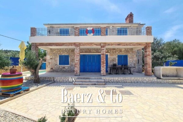 photo 1 Pašman, Ždrelac, beautiful stone house with swimming pool and sea view