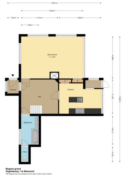 Floor Plan 1 - Vogelskamp 1