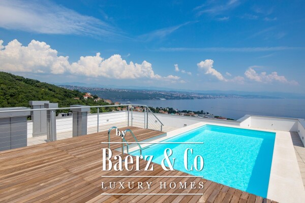photo 1 Opatija, an attractive penthouse with a pool of 367 m2 NEW BUILDING