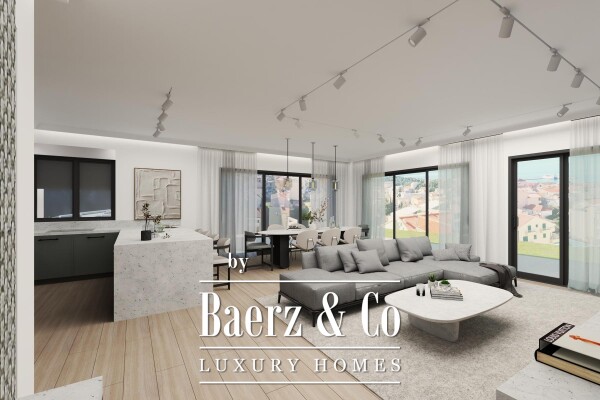 photo 1 Makarska, three-room penthouse, new building