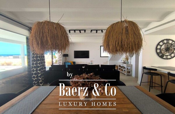 photo 8 EXCLUSIVE LUXURY VILLA ON THE FIRST LINE OF THE SEA IN CIUTADELLA, MENORCA, WITH SWIMMING POOL AND MODERN DESIGN