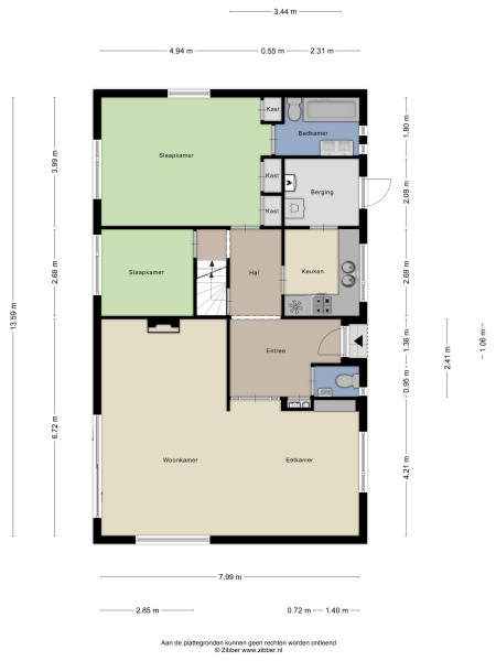 Floor Plan 2 - Van de Veldelaan 966