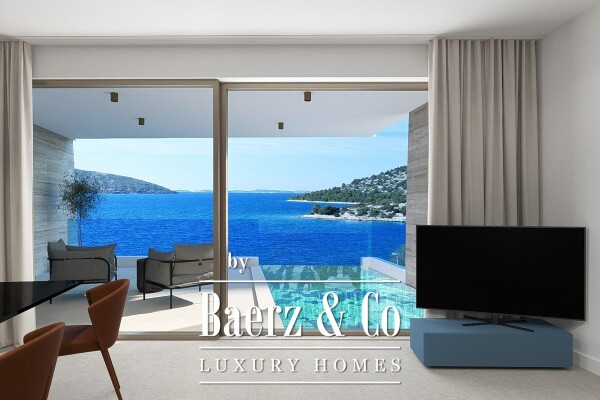 photo 2 Grebaštica, luxury penthouse, with a pool and a sea view, first row to the sea, 91.33 m²