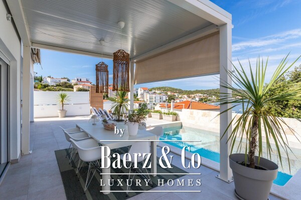 photo 35 Rogoznica, Ražanj, beautiful house with a swimming pool and sea view, 390,51 m²