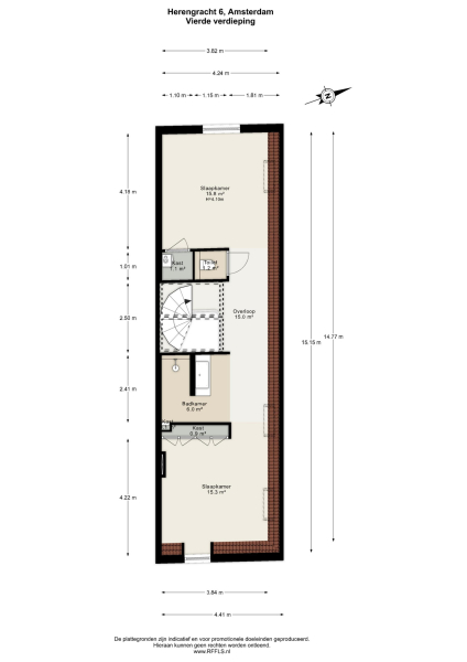 Floor Plan 6 - Herengracht 6