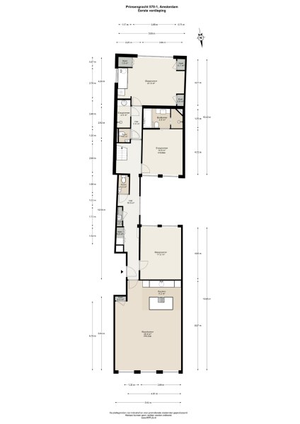 Floor Plan 1 - Prinsengracht 570 1