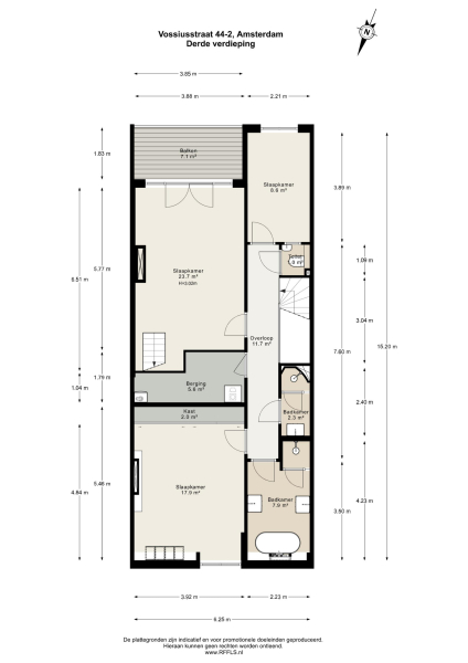 Floor Plan 7 - Vossiusstraat 44 2