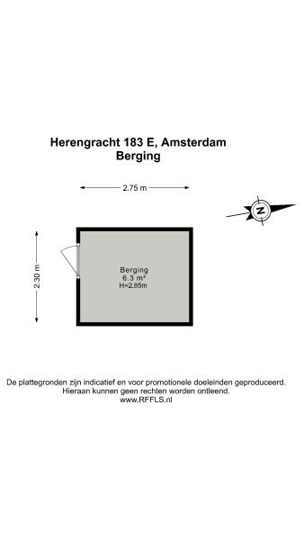 Floor Plan 9 - Herengracht 183 E