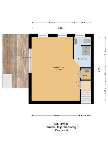 Floor Plan 2 - Herman Heijermansweg 6