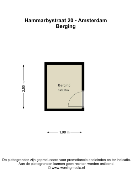 Floor Plan 4 - Hammarbystraat 20