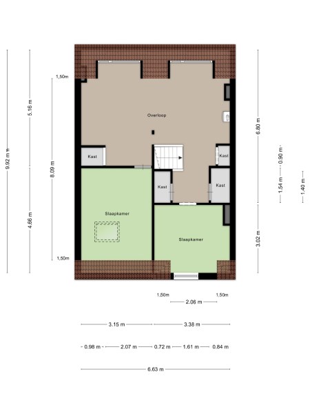 Floor Plan 4 - Rijnsburgerweg 138
