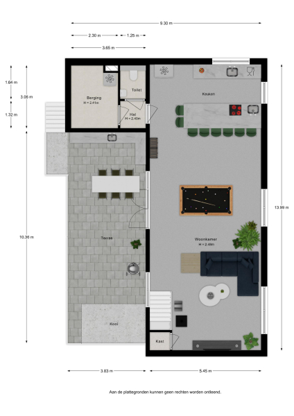 Floor Plan 2 - Simon van Capelweg 7 B