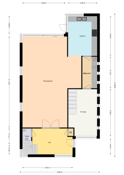 Floor Plan 1 - Gele Helmbloem 20