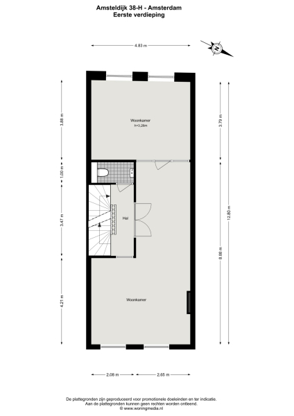 Floor Plan 5 - Amsteldijk 38 H